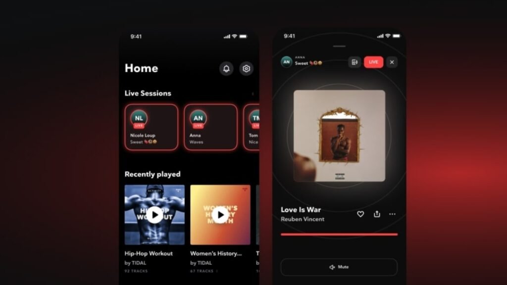 La Nueva Función En Vivo De Tidal Te Permitirá Organizar Una Sesión De ...